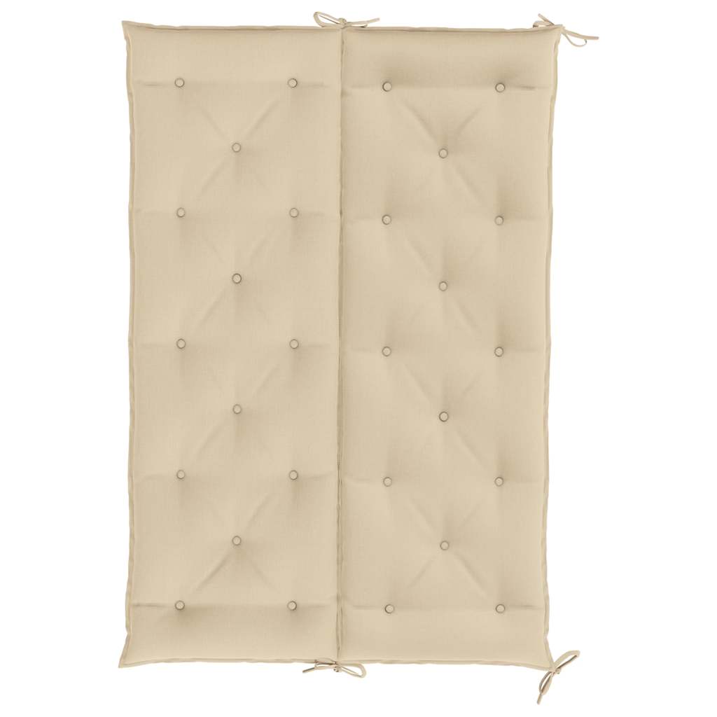 hynde til havebænk 150x(50+50)x7 cm oxfordstof beige