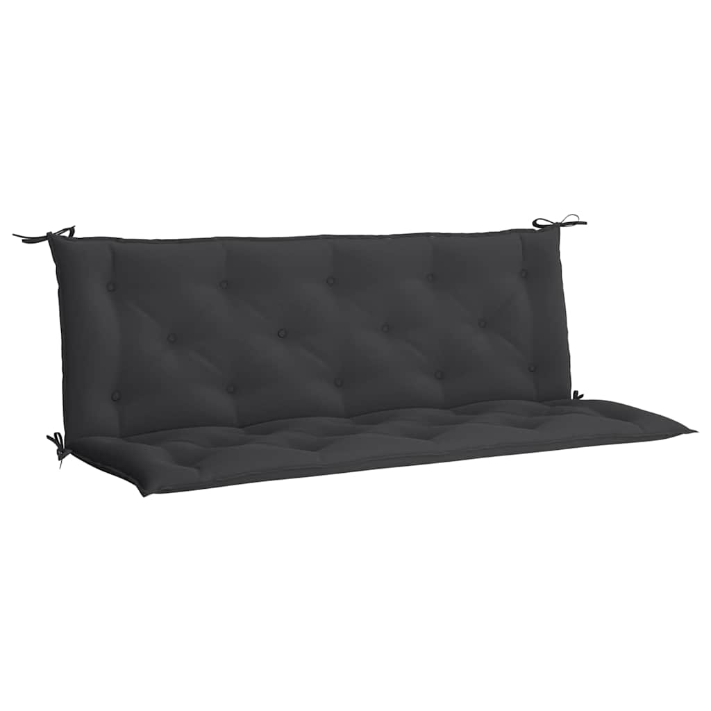 hynde til havebænk 150x(50+50)x7 cm oxfordstof sort