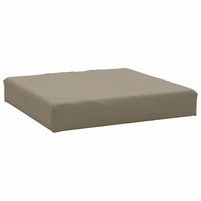 pallehynde 60x60x6 cm oxfordstof gråbrun