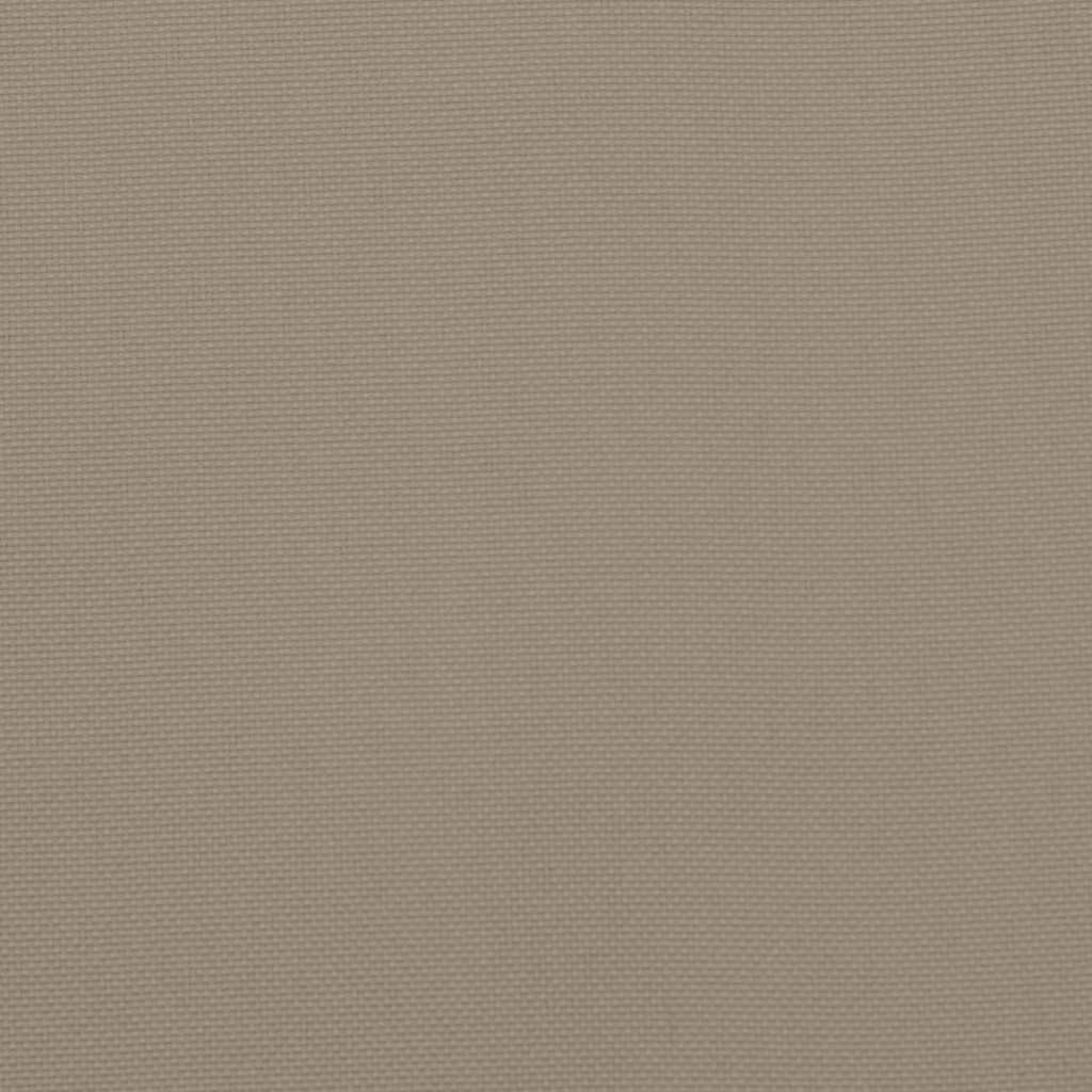pallehynde 60x60x6 cm oxfordstof gråbrun