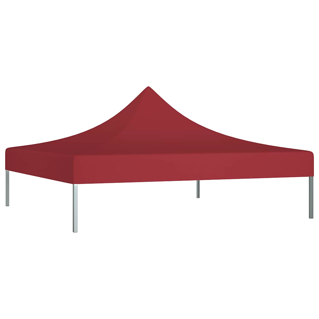 tag til festtelt 3x3 m 270 g/m² bordeauxfarvet