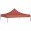 tag til festtelt 3x3 m 270 g/m² terrakotta