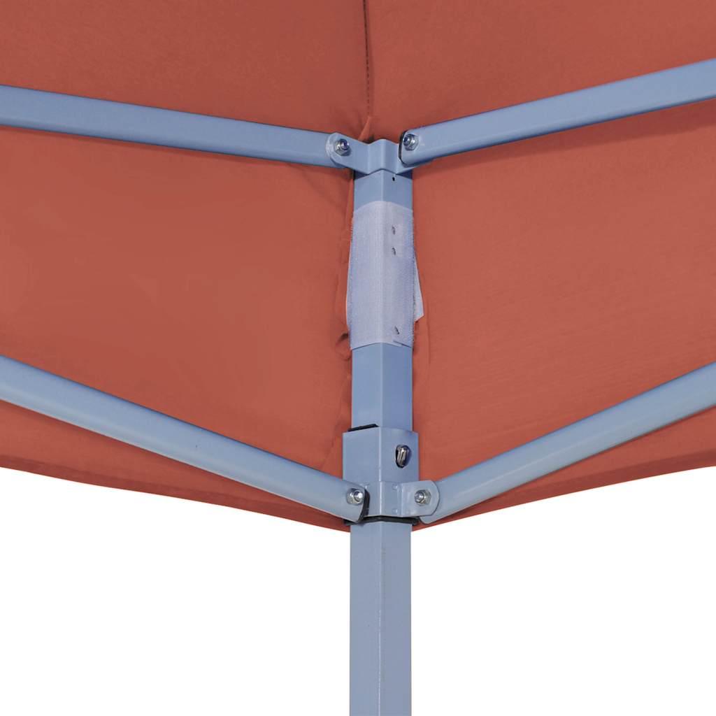 tag til festtelt 3x3 m 270 g/m² terrakotta