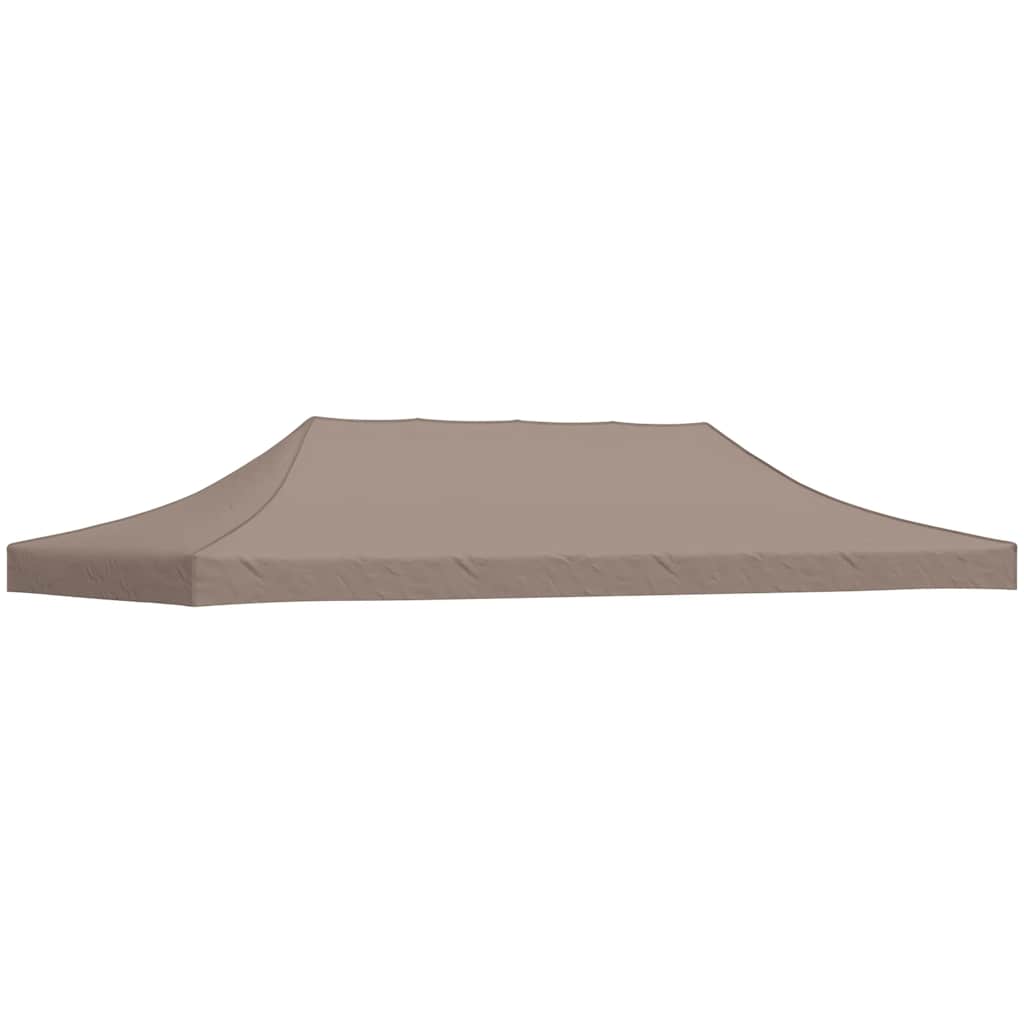 tag til festtelt 6x3 m 270 g/m² gråbrun