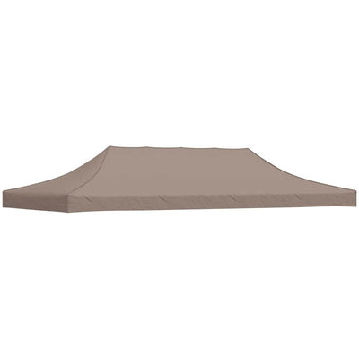 tag til festtelt 6x3 m 270 g/m² gråbrun