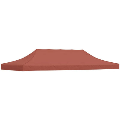 tag til festtelt 6x3 m 270 g/m² terrakotta