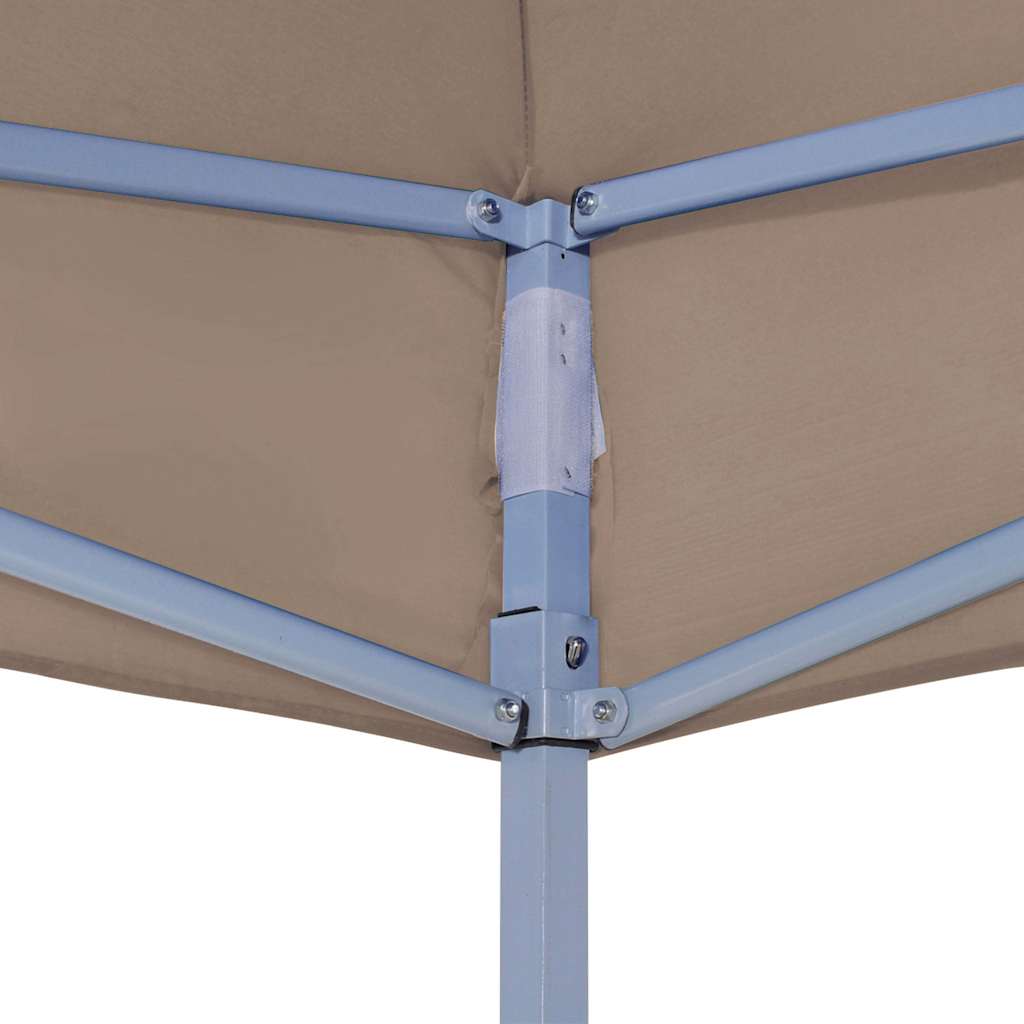 tag til festtelt 4x3 m 270 g/m² gråbrun