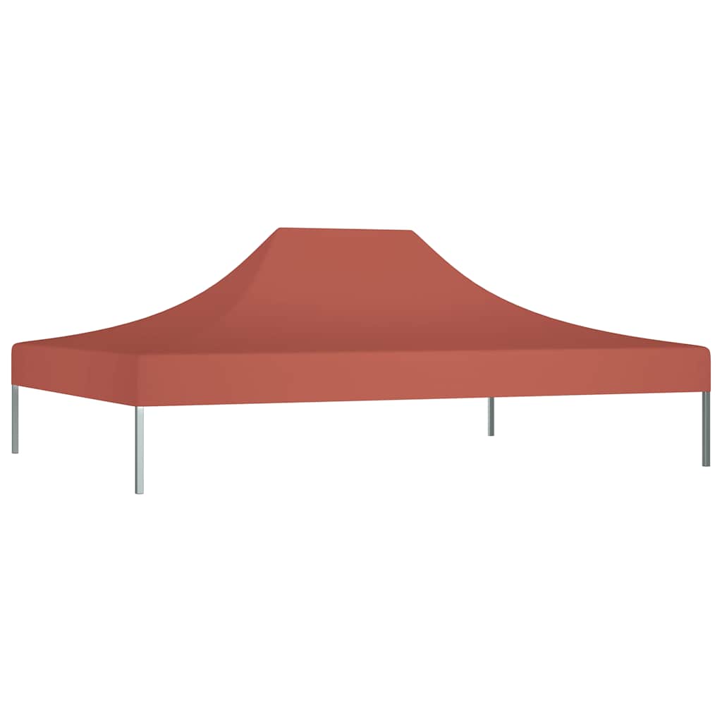 tag til festtelt 4x3 m 270 g/m² terrakottafarvet