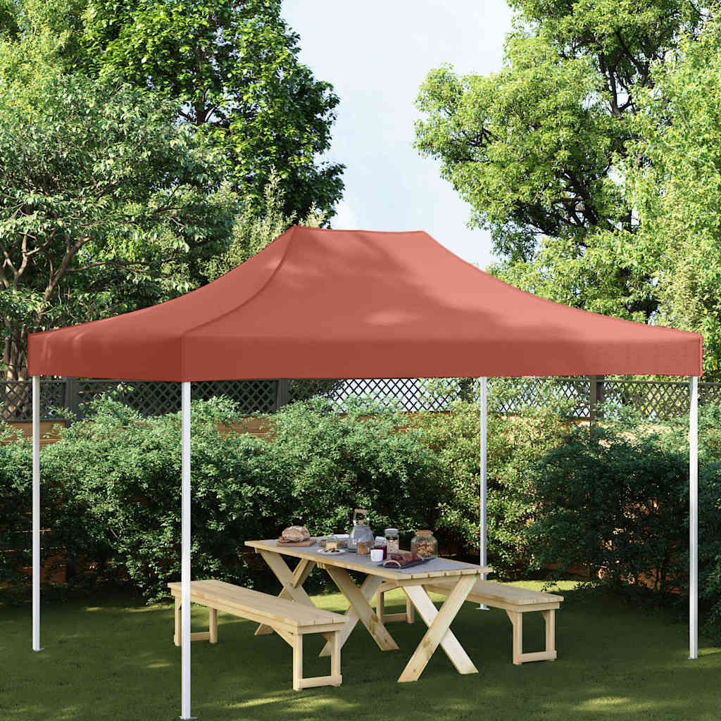 tag til festtelt 4,5x3 m 270 g/m² terrakotta
