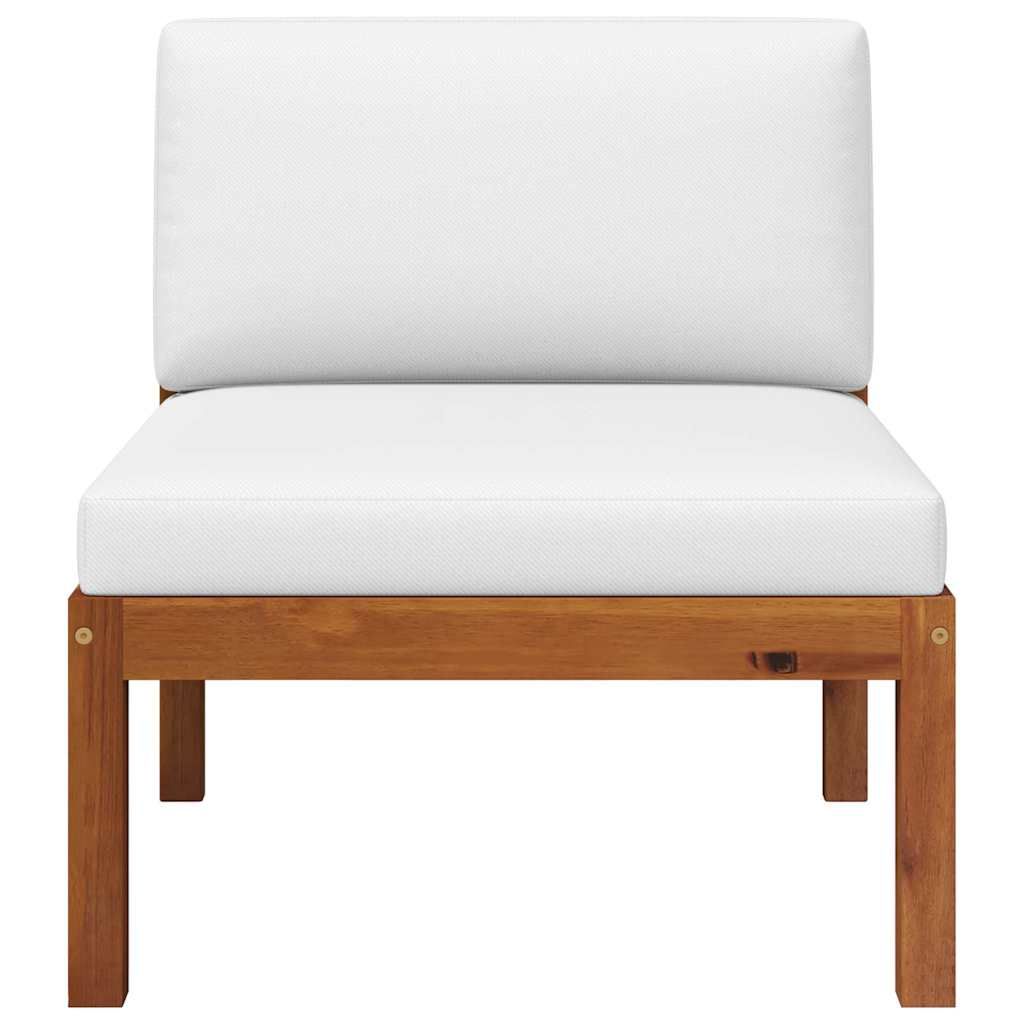 havesofa med hynder træ akacie og reb
