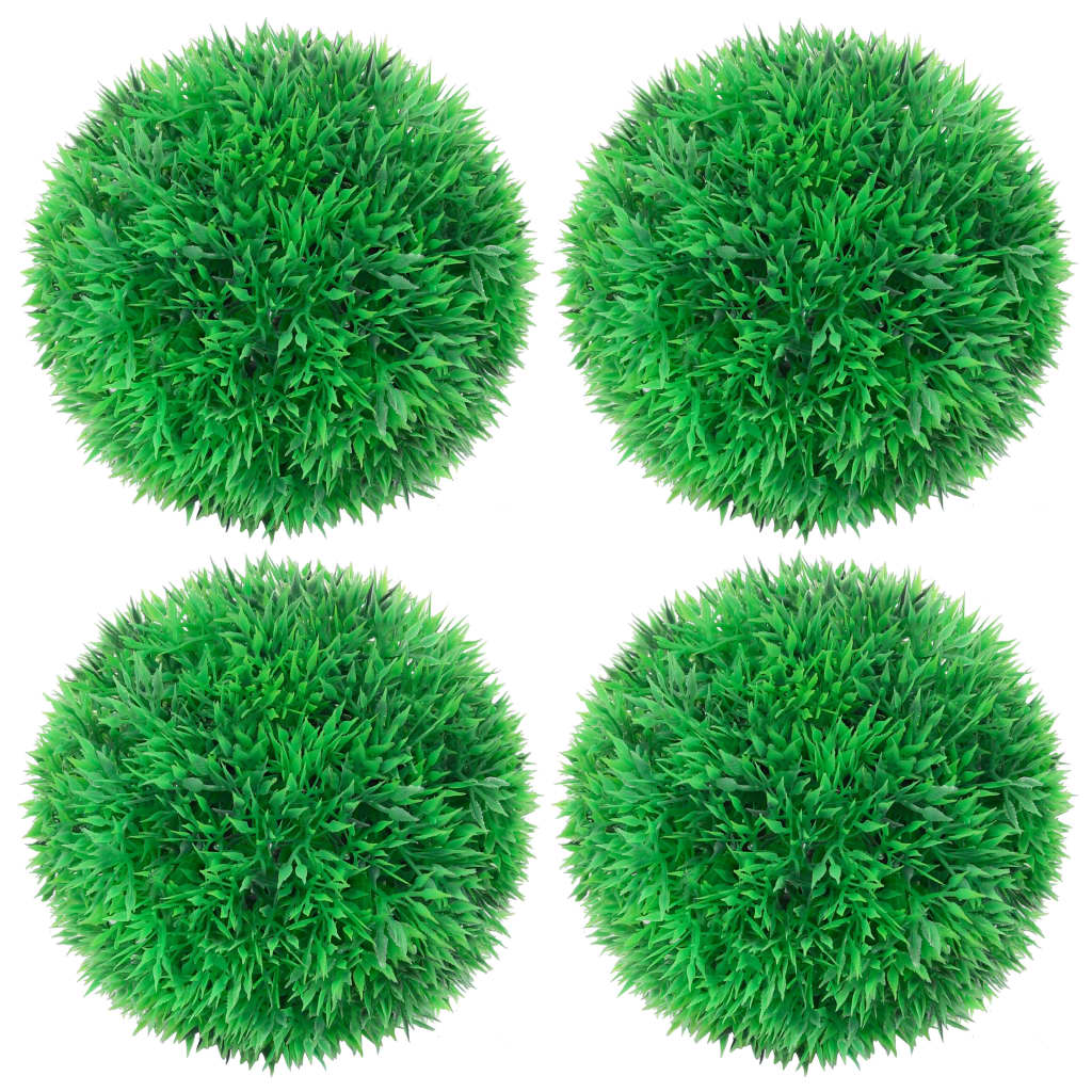 kunstige buksbom 4 stk. 12 cm kugleformet