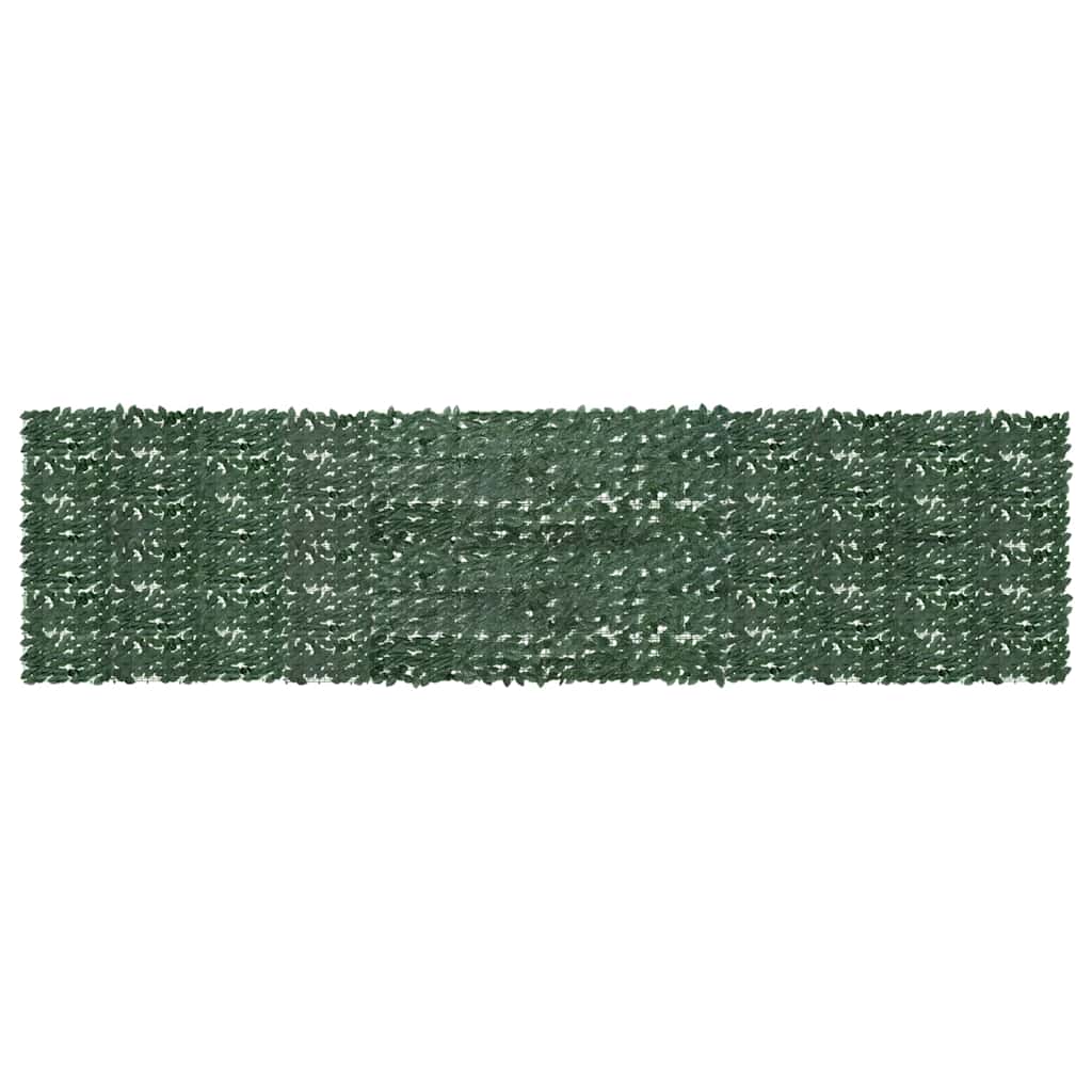 altanafskærmning 600x150 cm mørkegrønne blade