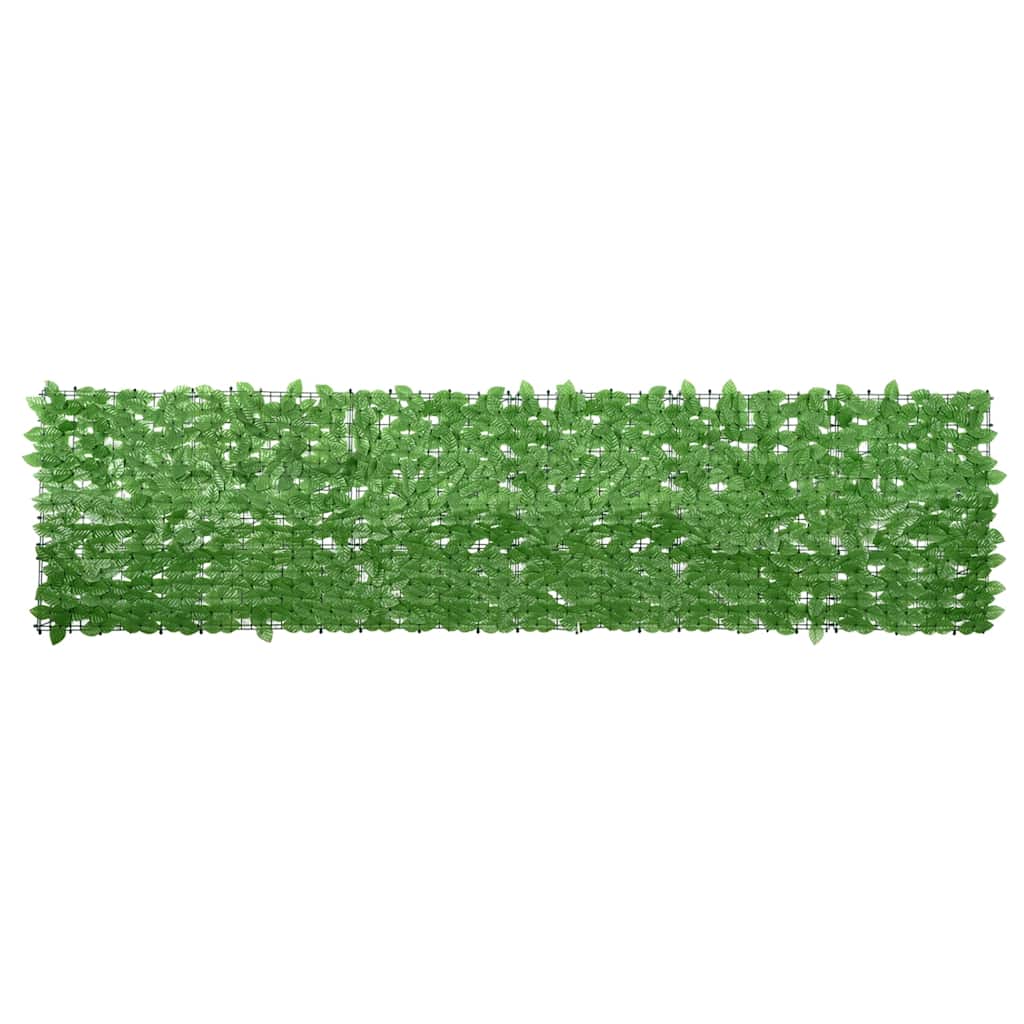 altanafskærmning 300x75 cm grønne blade