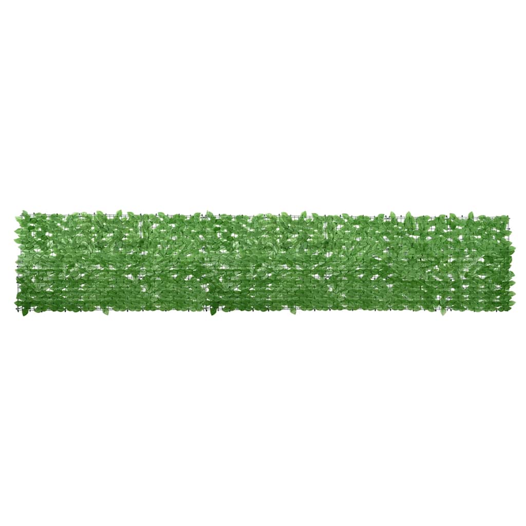 altanafskærmning 400x75 cm grønne blade