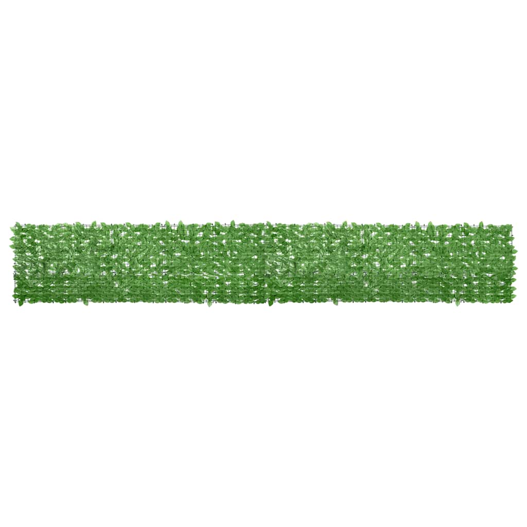 altanafskærmning 500x75 cm grønne blade