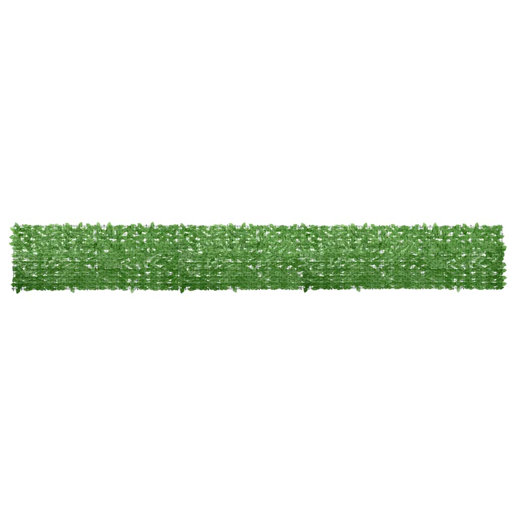 altanafskærmning 600x75 cm grønne blade