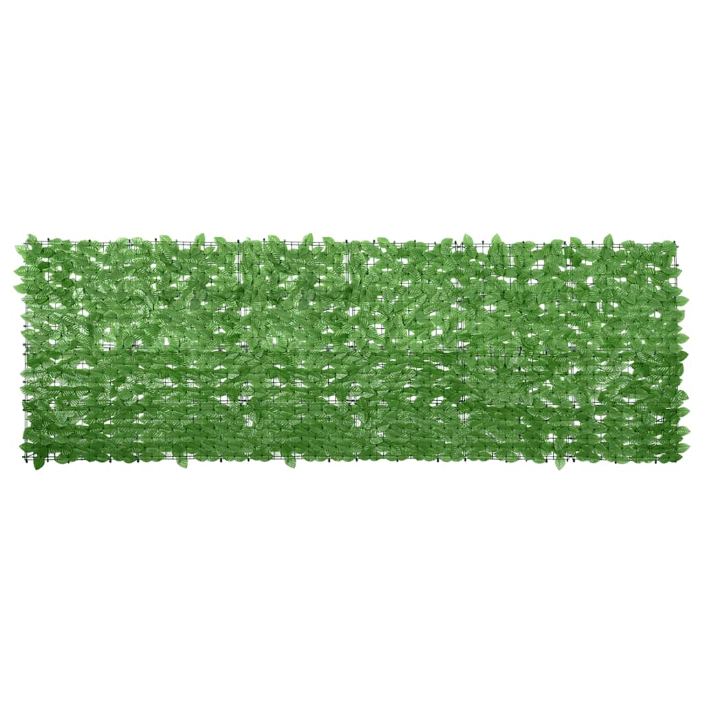 altanafskærmning 300x100 cm grønne blade