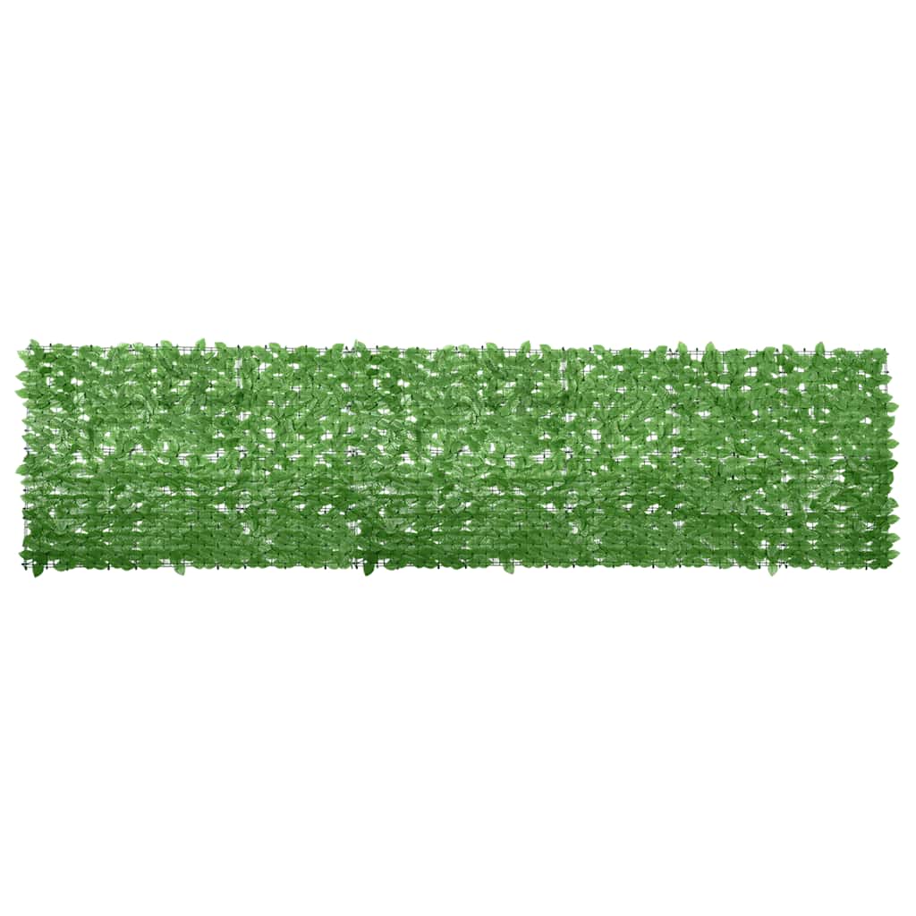 altanafskærmning 400x100 cm grønne blade