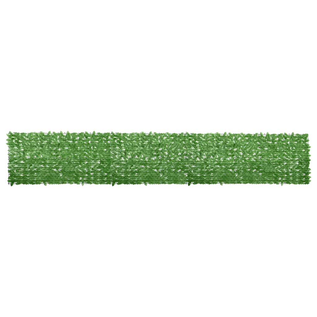 altanafskærmning 600x100 cm grønne blade