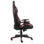 drejelig gamingstol PVC rød