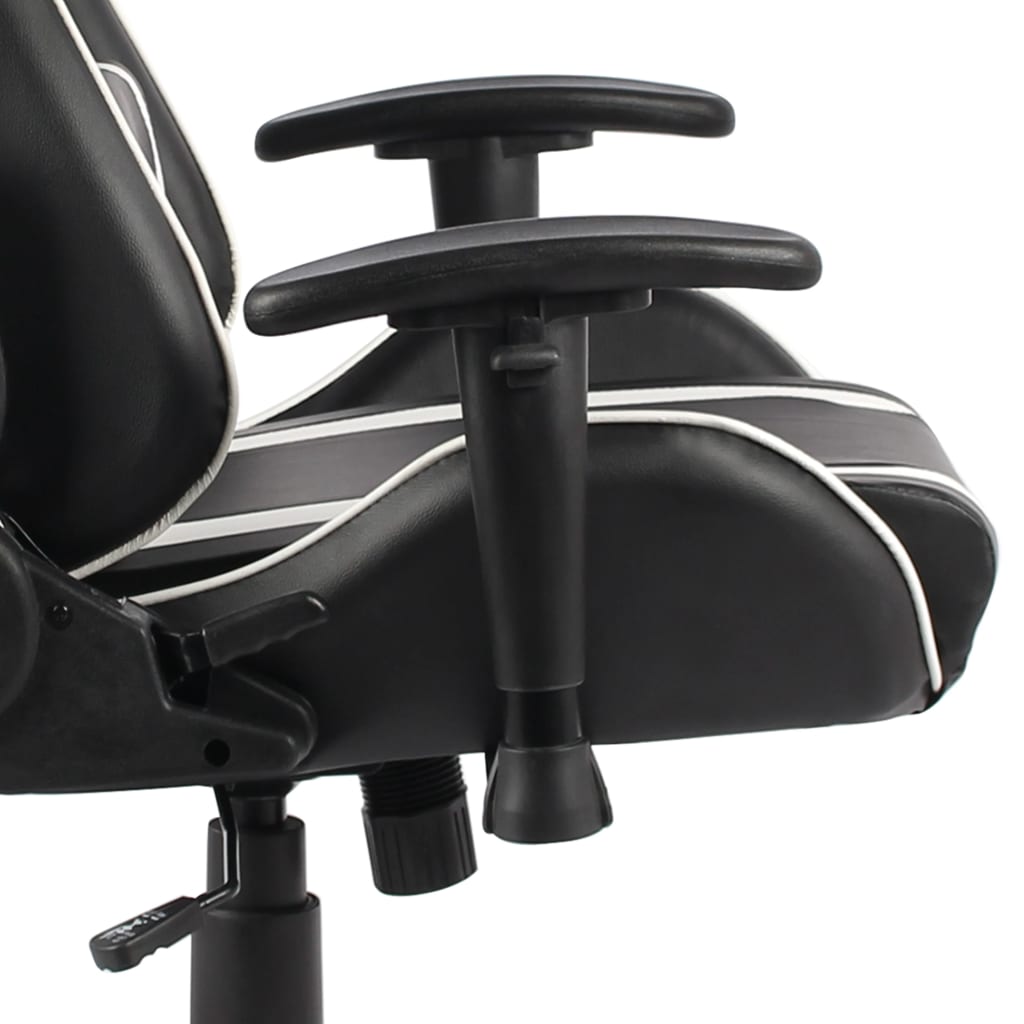 drejelig gamingstol PVC hvid