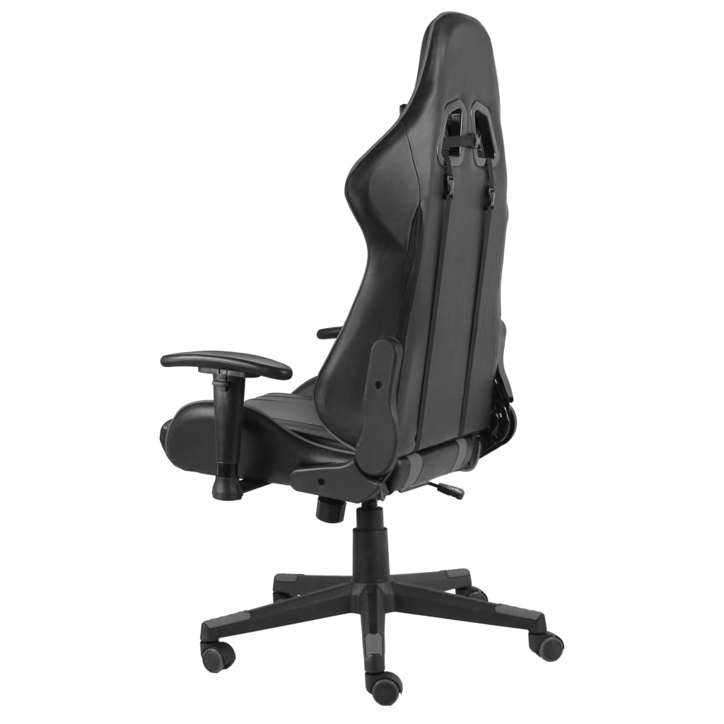 drejelig gamingstol PVC grå