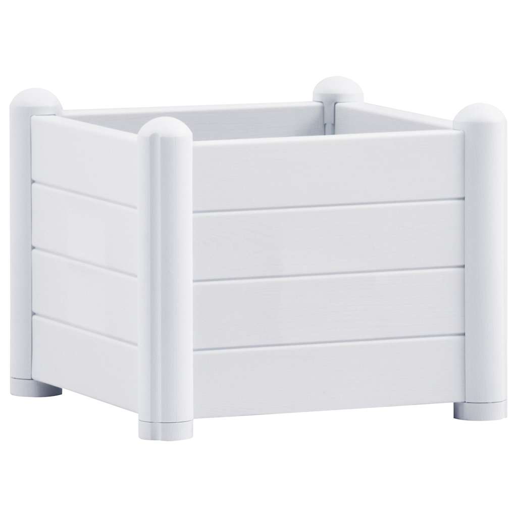 højbed 43x43x35 cm PP hvid