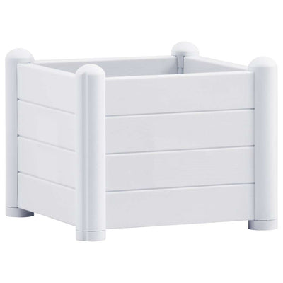 højbed 43x43x35 cm PP hvid