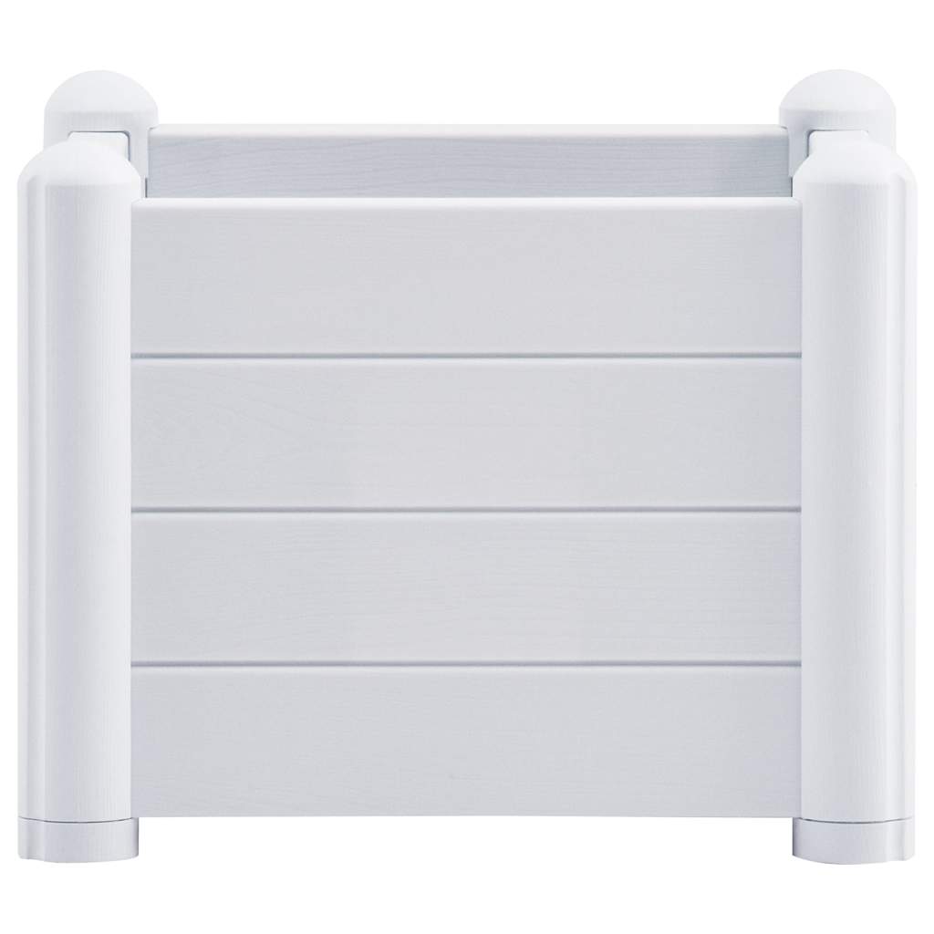 højbed 43x43x35 cm PP hvid