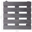 plantevogne 2 stk. 30x30x7,5 WPC grå