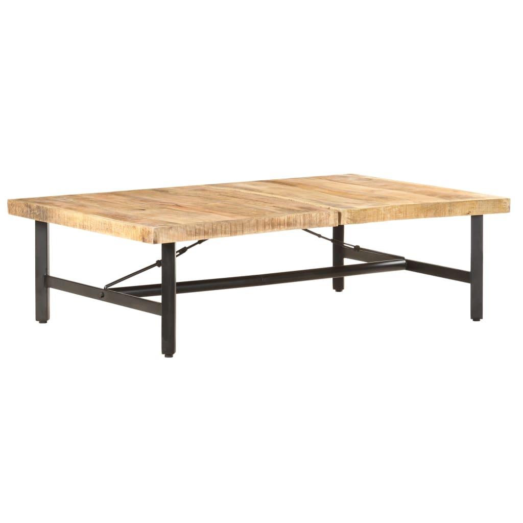 sofabord 142x90x42 cm massivt mangotræ