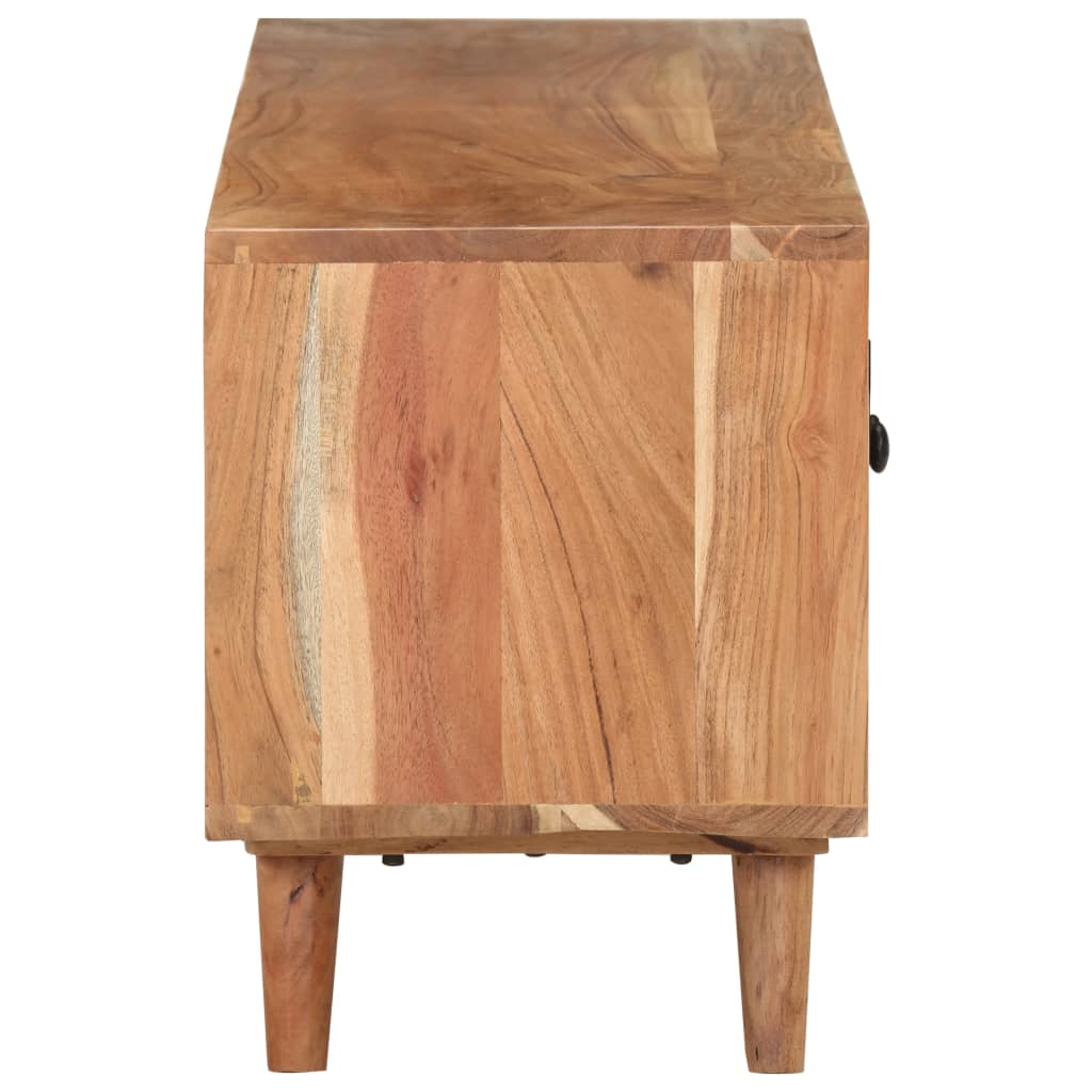 tv-skab 115x30x39 cm massivt akacietræ
