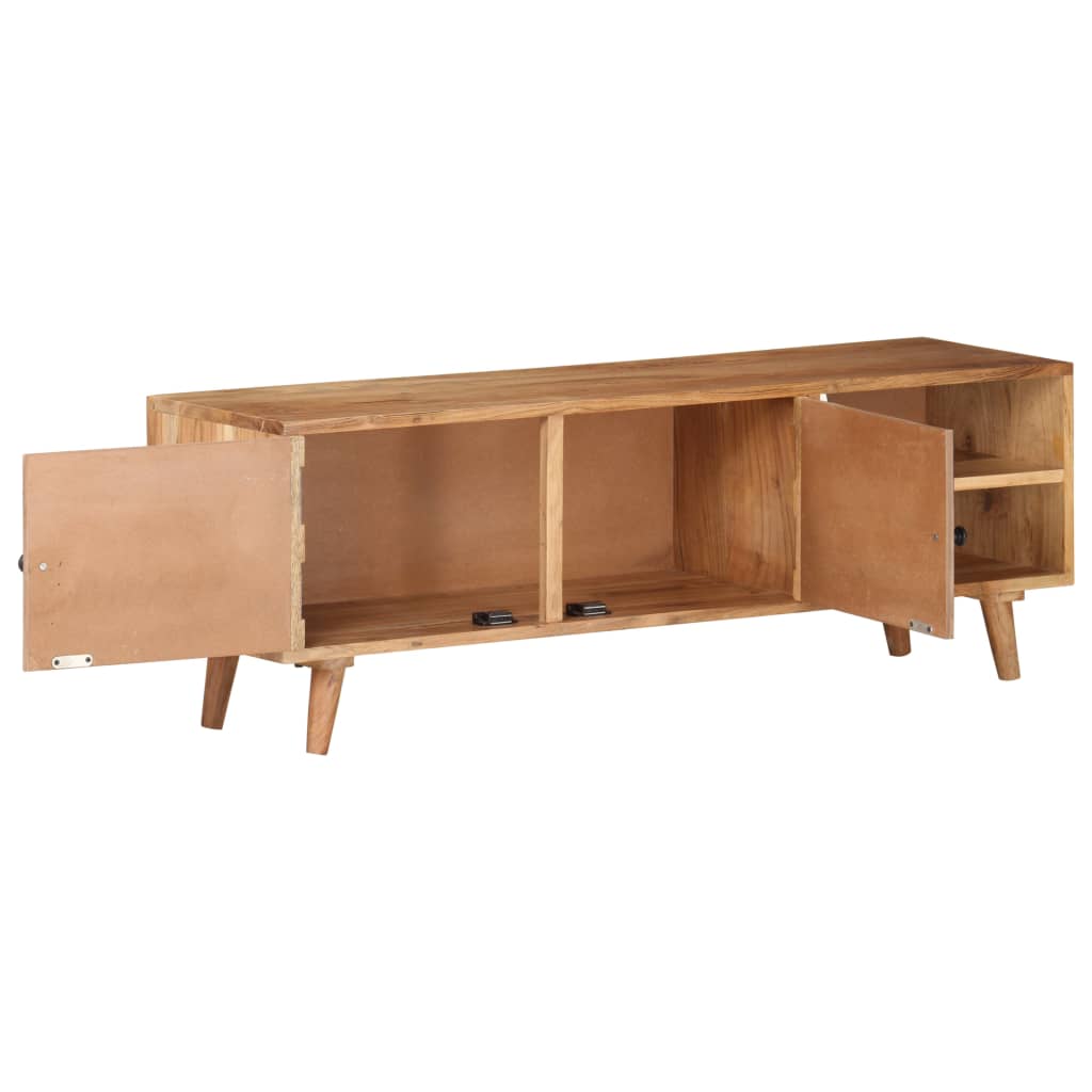 tv-skab 115x30x39 cm massivt akacietræ