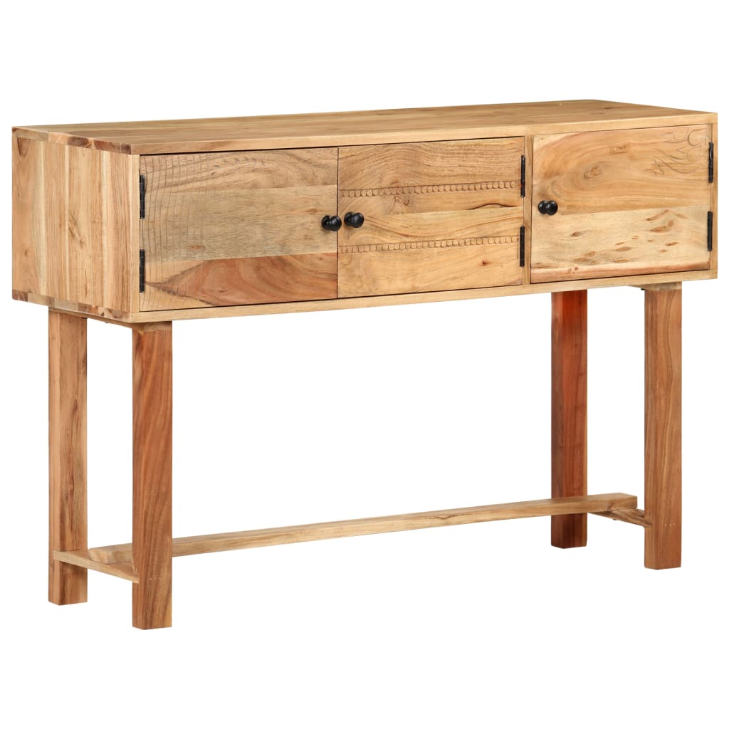 skænk 115x35x75 cm massivt akacietræ