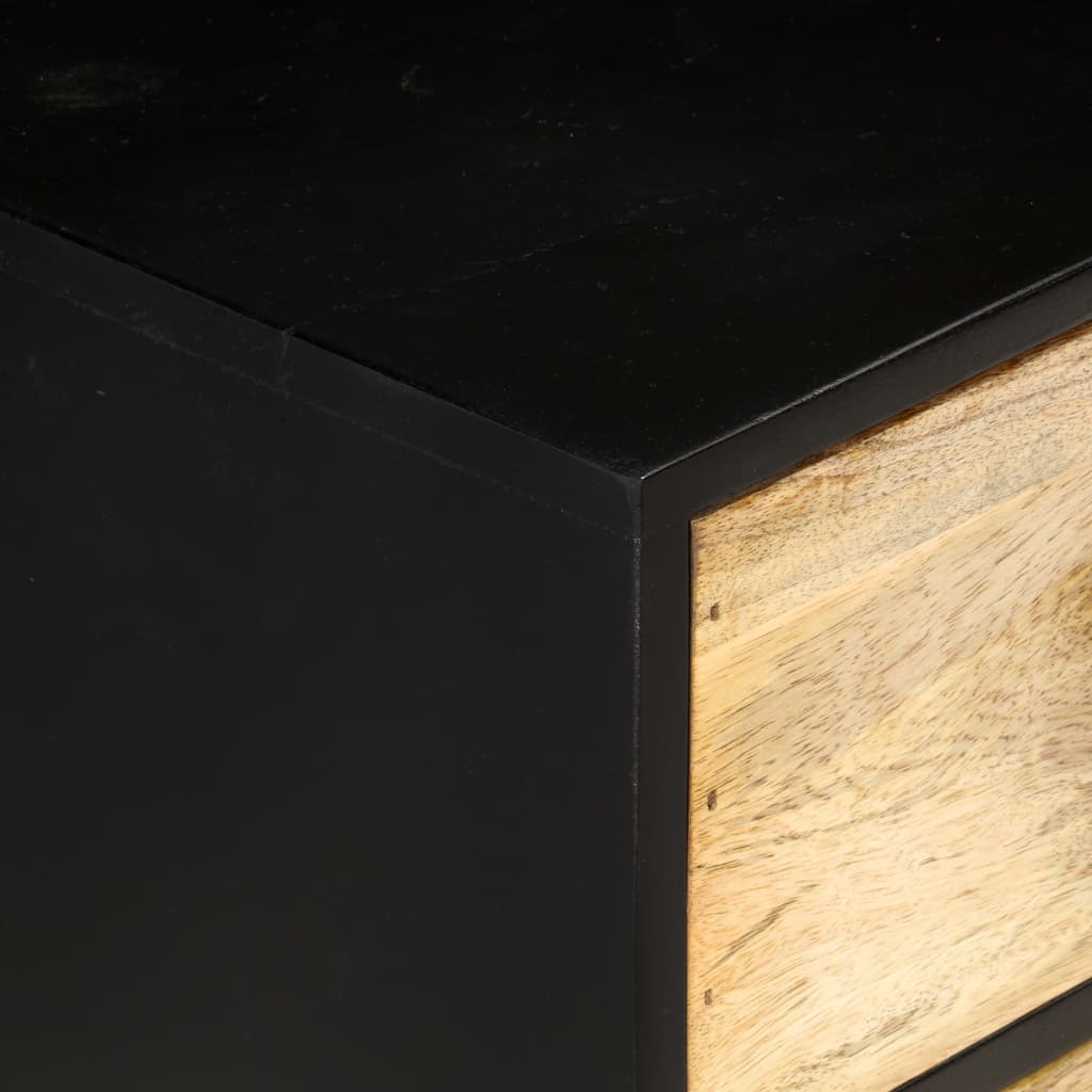 skænk 110x33x64 cm massivt mangotræ