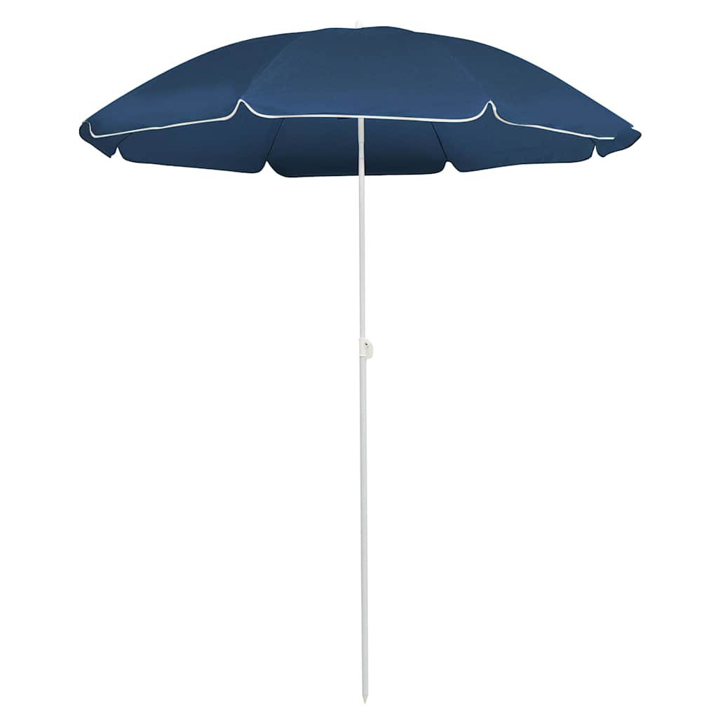 parasol 180 cm stålstang blå