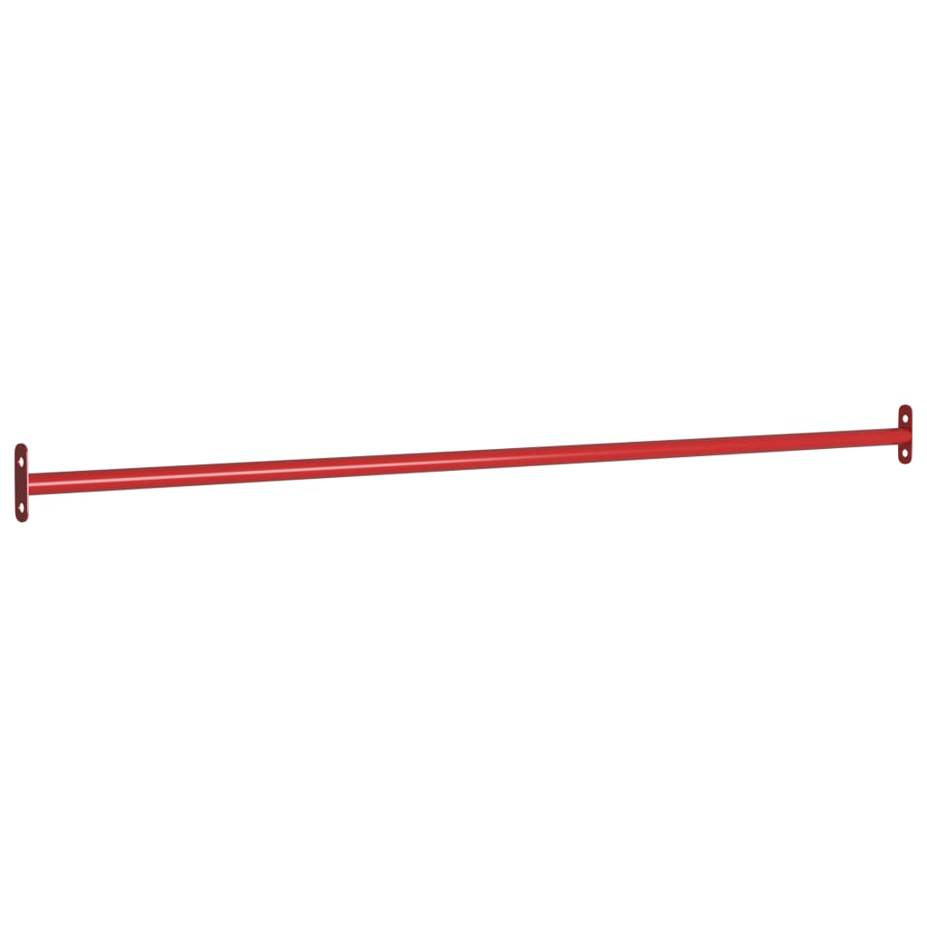 kolbøttestang 3 stk. 125 cm stål rød