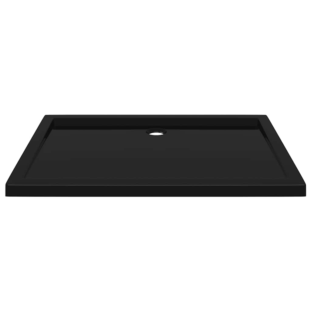 brusekar 80x110 cm ABS rektangulært sort