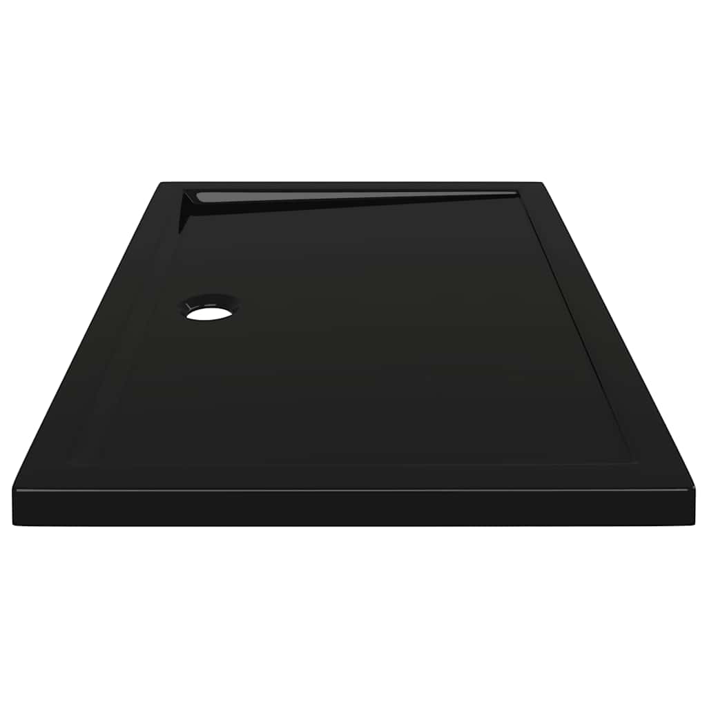 brusekar 80x110 cm ABS rektangulært sort