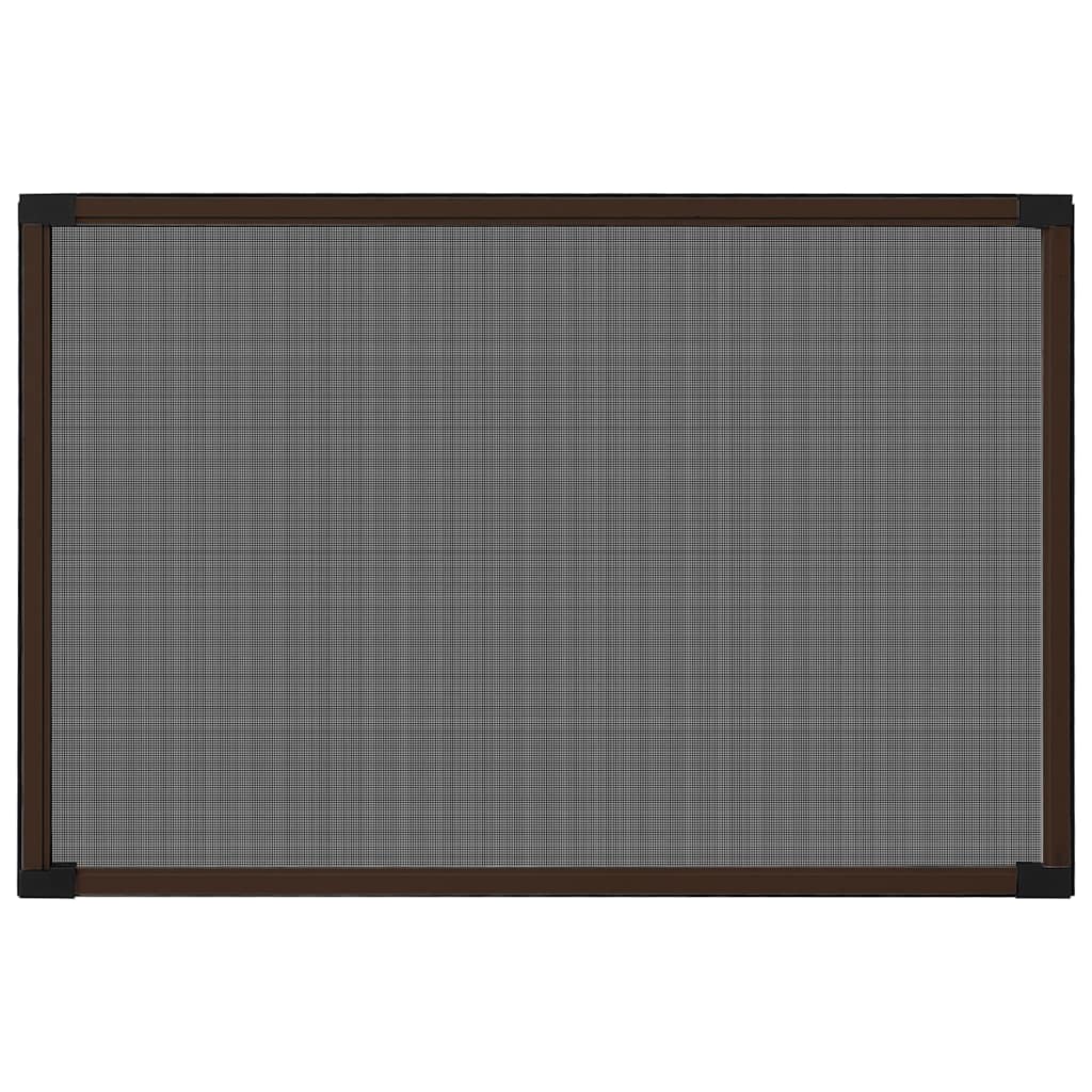 udvideligt insektnet til vinduer (100-193)x75 cm brun