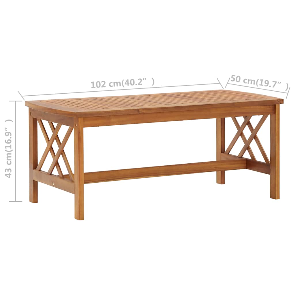 loungesæt til haven 4 dele med hynder massivt akacietræ