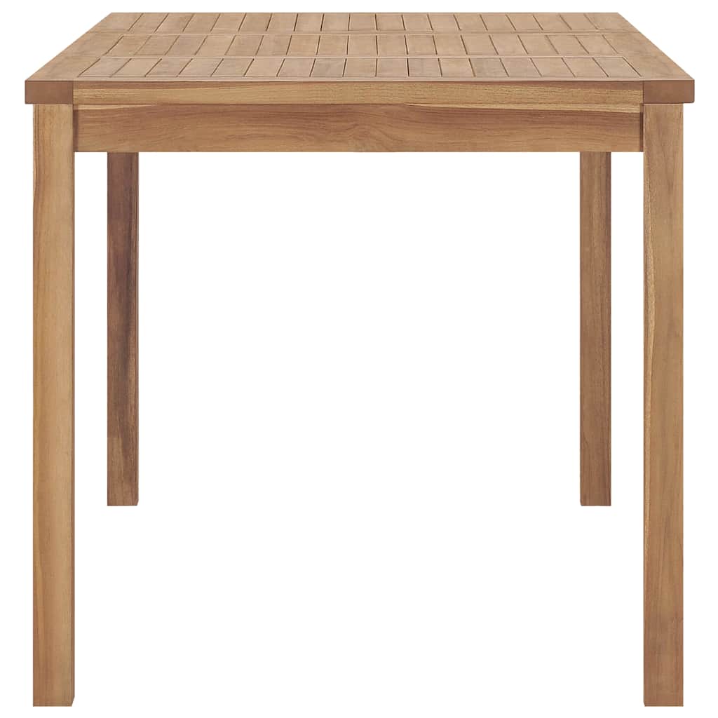 havebord 140x80x77 cm massivt teaktræ
