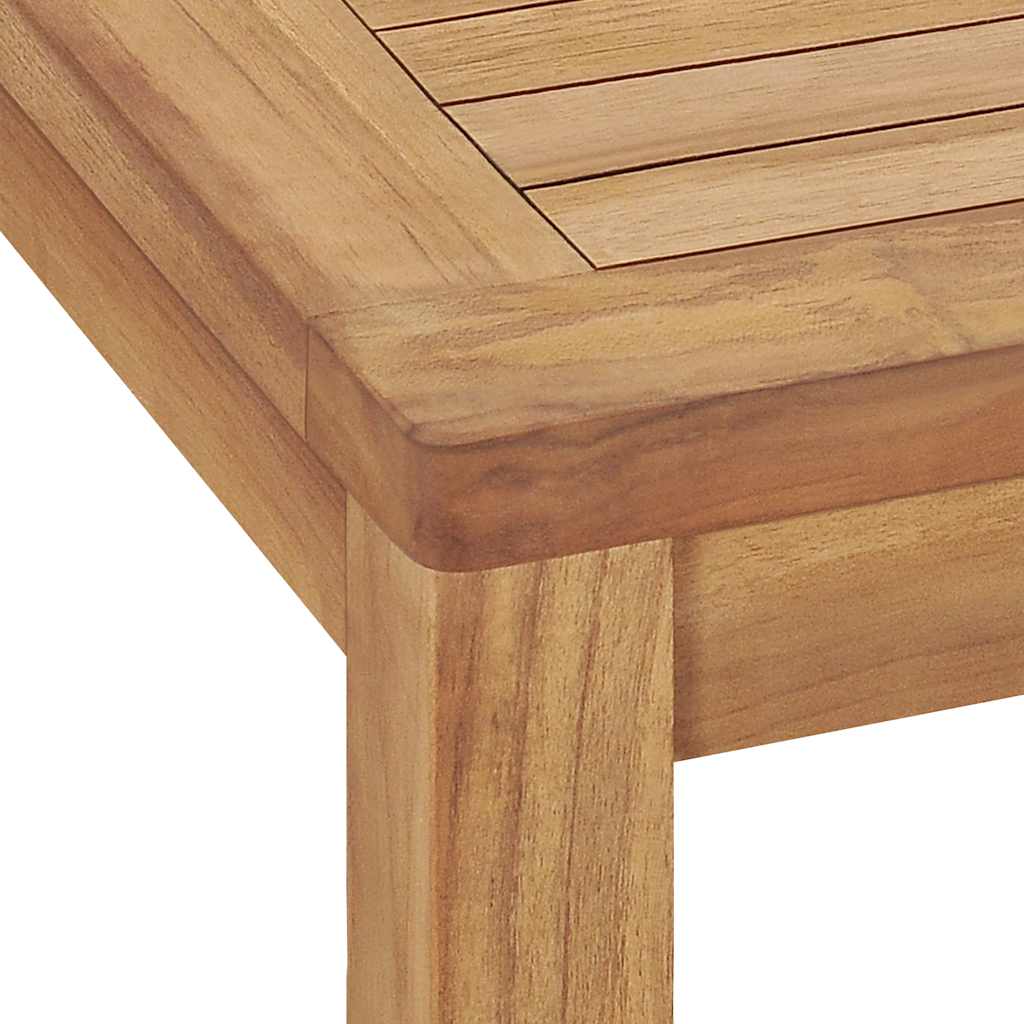 havebord 140x80x77 cm massivt teaktræ