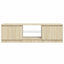 tv-bord med LED-lys 120x30x36 cm sonoma-eg