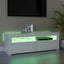 tv-skab med LED-lys 120x35x40 cm hvid