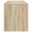 tv-bord med LED-lys 120x35x40 cm sonoma-eg