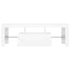 tv-skab med LED-lys 120x35x40 cm hvid
