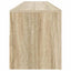 tv-bord med LED-lys 120x35x40 cm sonoma-eg