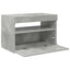 tv-borde med LED-lys 2 stk. 60x35x40 cm betongrå