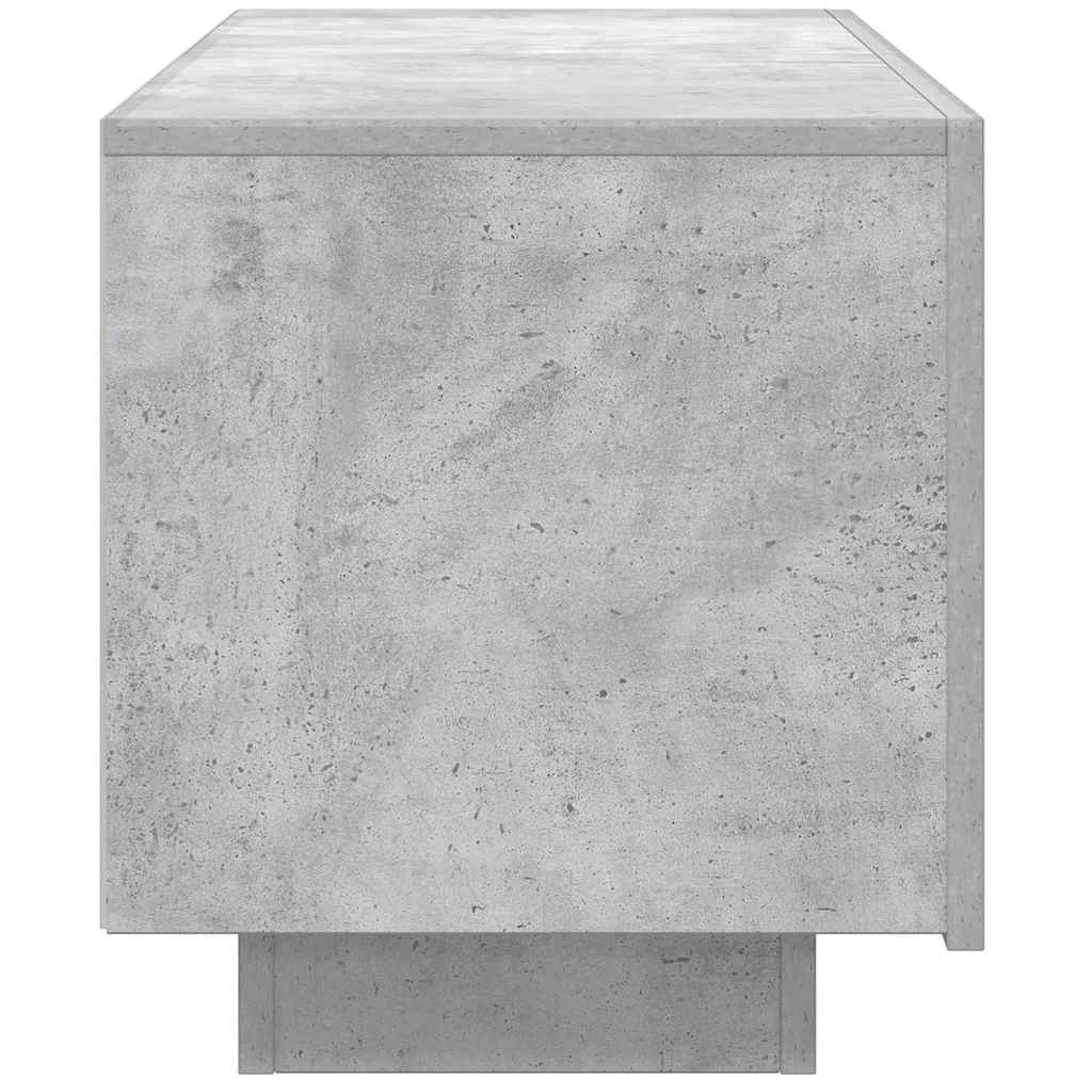 tv-bord 100x35x40 cm konstrueret træ betongrå